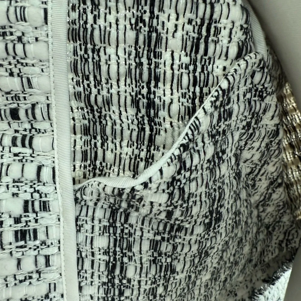 IRO Women's Tweed Blazer - Black and White - Picture 7 of 7